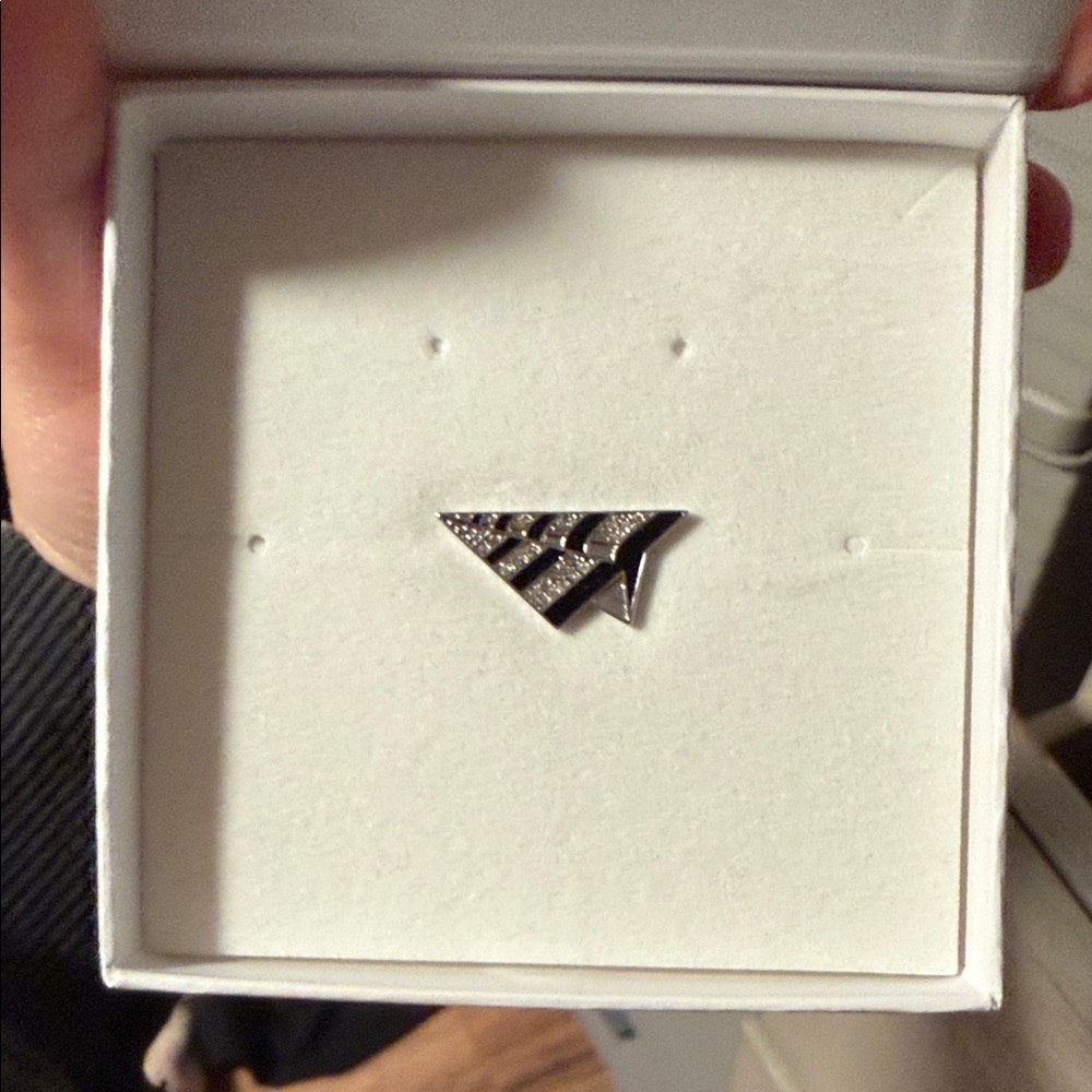 Paper plane brand  Brooch